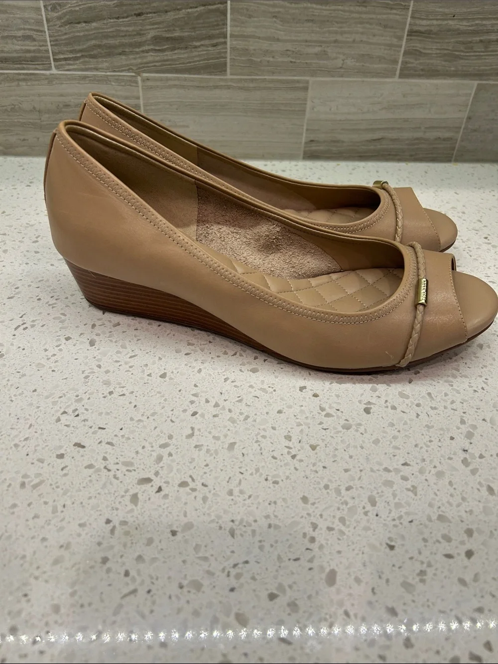 Cole Haan beige leather
